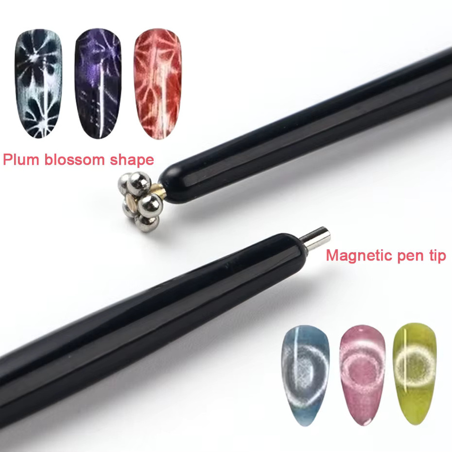 Full Beauty Doppelköpfiger Magnetstift für Nagelkunst, Schimmernd - Bild 3
