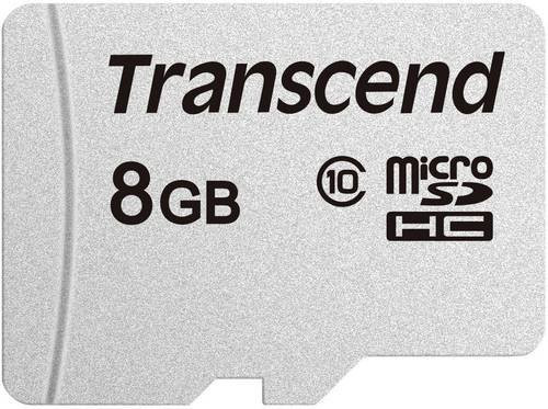 Transcend Premium 300S microSDHC-Speicherkarte 8GB Class 10 in Silber - Bild 1