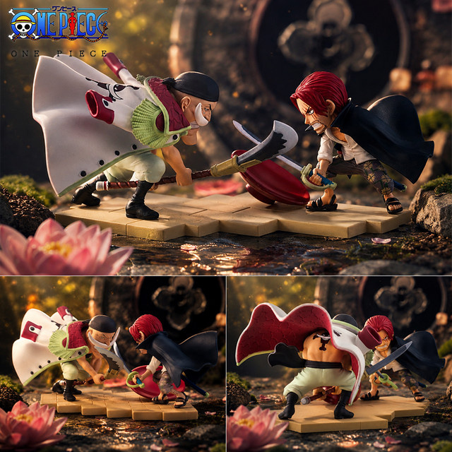 One Piece Shanks VS Whitebeard Figur, Anime PVC-Statue, 1-teiliges Set - Bild 1
