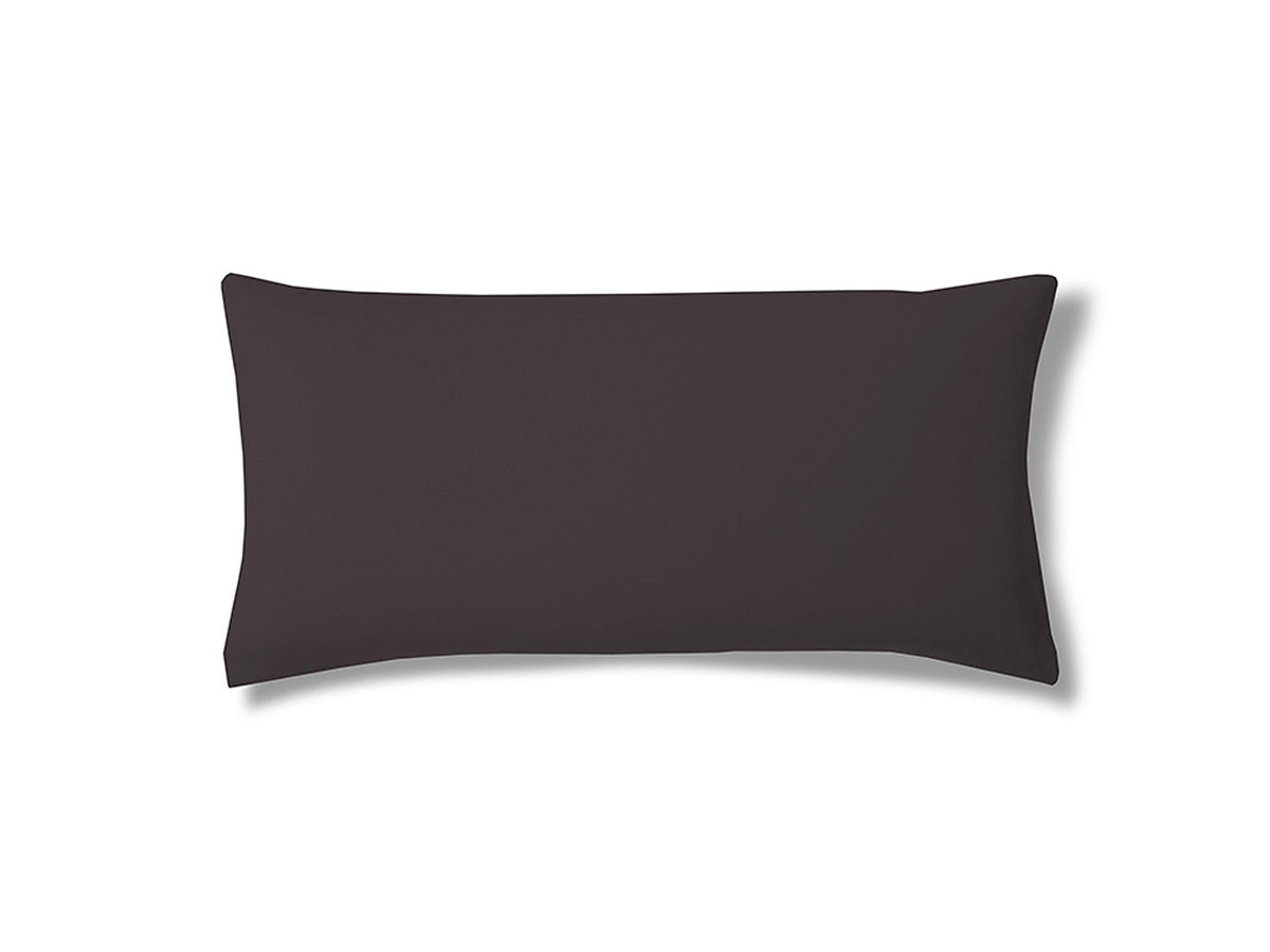Estella Feinjersey Kissenbezug mit Reißverschluss aus Baumwolle, Grau und Schwarz, B/H: 40 x 80 cm - Bild 1