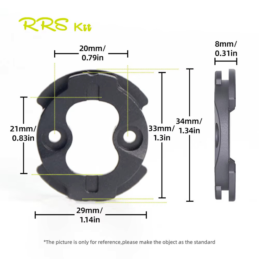 RRSKIT Fahrradcomputer-Basis aus Aluminiumlegierung für Garmin 1050 in Schwarz - Bild 3