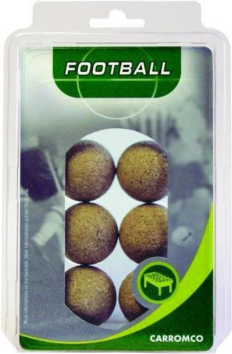 6er Set Kickerbälle aus Naturkork in Naturfarben - Bild 1