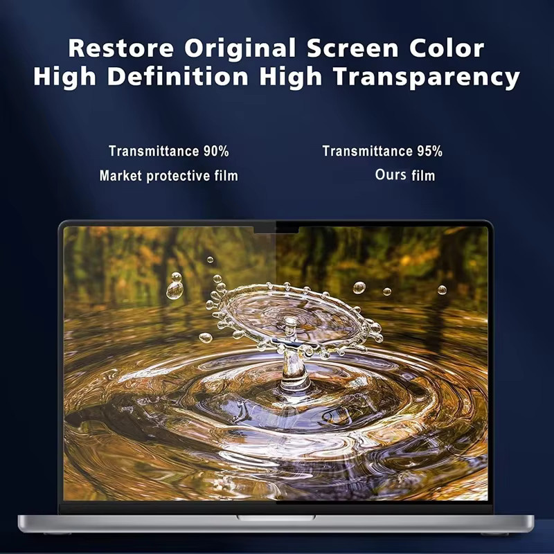 Transparente HD-Displayschutzfolie für Apple MacBook Pro und MacBook Air 13, 14, 15, 16 Zoll - Bild 3