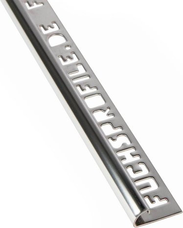 Fuchs Design Fliesenschiene aus Edelstahl in Silber, B: 3,2 cm, L: 250 cm - Bild 1