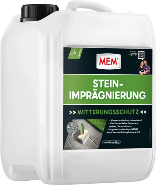 MEM Stein-Imprägnierung wasserbasiert transparent 10 l - Bild 1