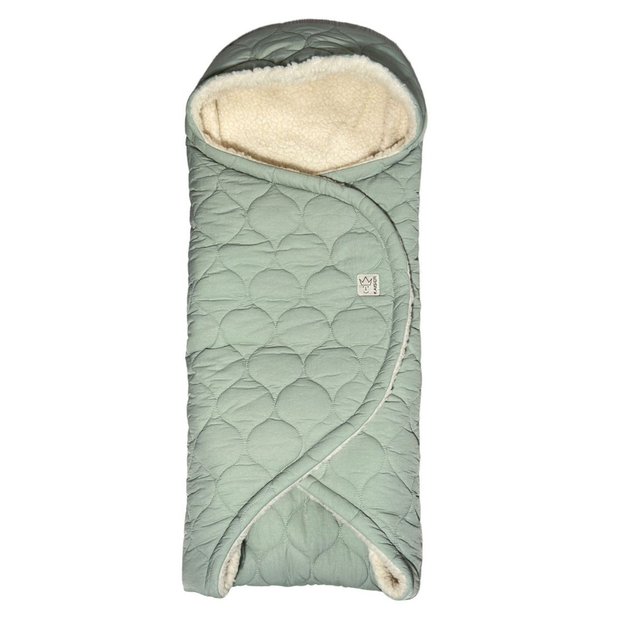 Kaiser Nylon-Einschlagdecke für Babyschalen und Babywannen, Wintermodell, Farbe: Grün, Leave Green - Bild 1