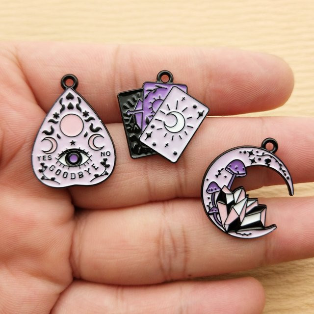XULPFF Charme Mond Tarot, Messing, schwarz plattiert, Unisex - Bild 1