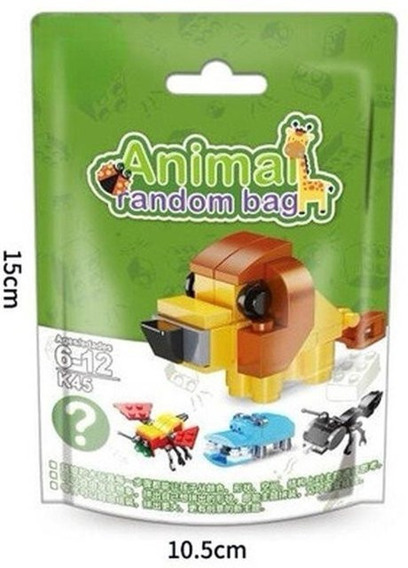 MagicMonkey Blind Box Baustein Dinosaurier Insekt Marine Tier 1-teiliges Set - Bild 1