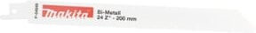 Makita Reciproblatt BIM 200/24Z aus Bimetal für Metalle, 5er Pack, Farbe: Silber, Länge: 200 mm - Bild 1