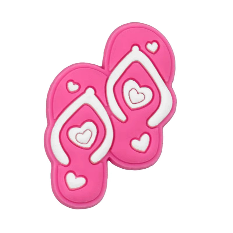 Herz-Schuhanhänger, rosa, Mädchen, Schuhzubehör - Bild 2