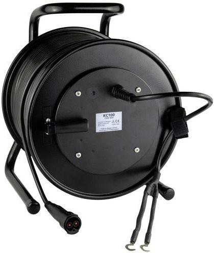 Megger Kabeltrommel 100m Schwarz - Bild 1