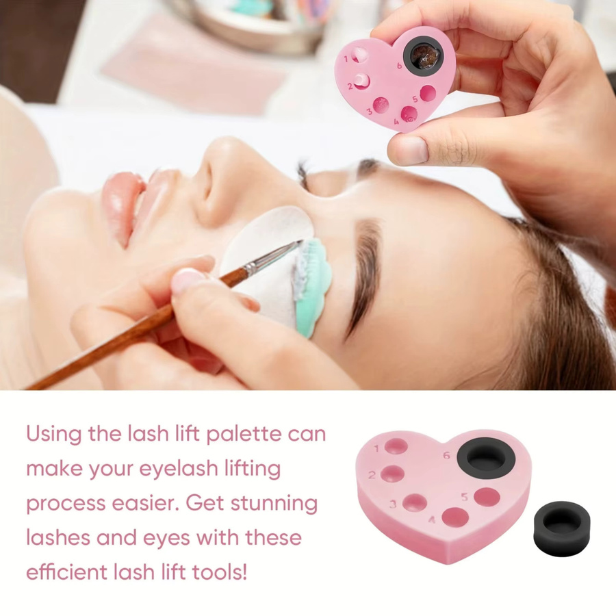 Libeauty Mini-Silikonpalette für Wimpernlifting und Augenbrauenlaminierung, Unisex - Bild 3
