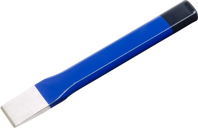 LUX-TOOLS Flachmeißel Comfort aus Chrom-Vanadium-Stahl in Blau, Länge: 125 mm - Bild 1