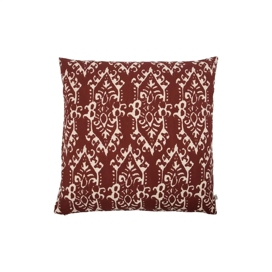 House Doctor Kissenbezug Ikat in Rot aus Baumwolle, B/B: 50 x 50 cm - Bild 1