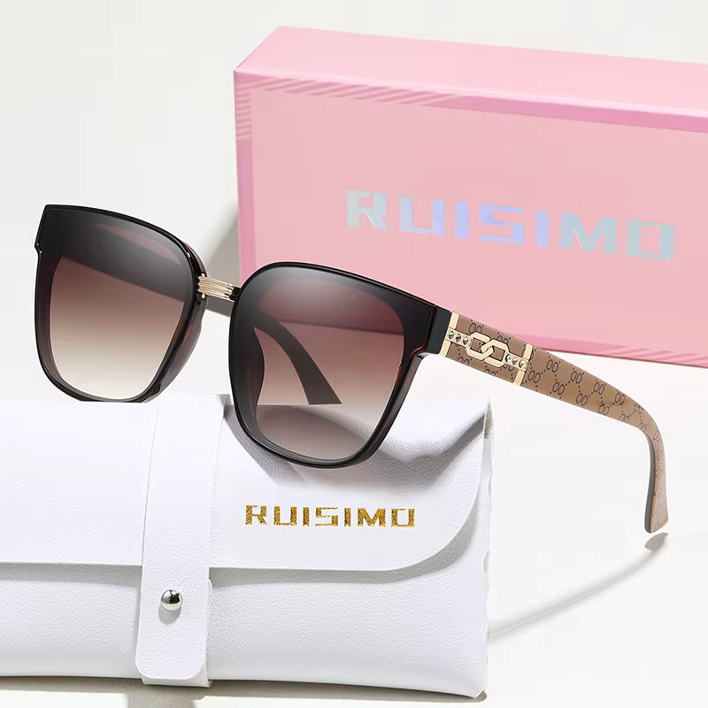 RUISIMO Sonnenbrille, quadratisch, Vollrand, schwarz, Unisex - Bild 2