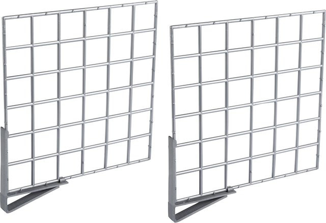 Ruco Kleiderschrank-Organizer Regaltrenner aus Metall in Silber, 2 Stück, B/H: 35,0 x 30,0 cm - Bild 1