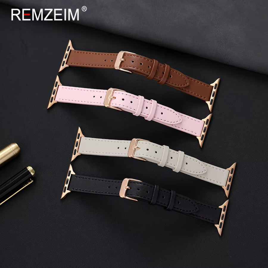 REMZEIM Uhrenarmband Leder, Unisex - Bild 1