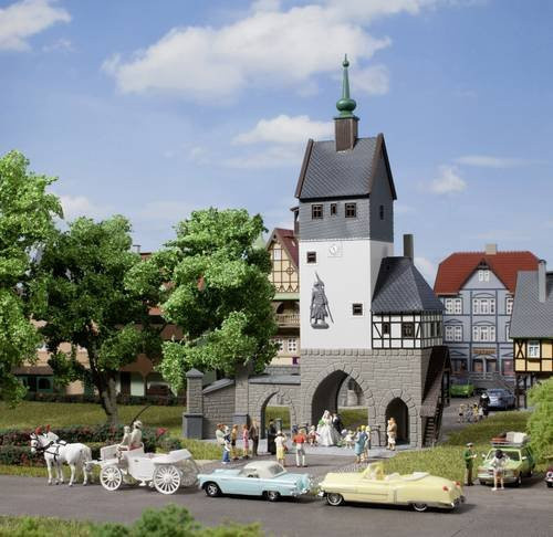 Auhagen Stadttor Stadtmauer und Wehranlagen für H0 und TT Modelle - Bild 1