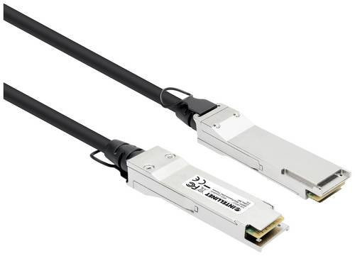 Intellinet 508537 QSFP+ 40G Passives DAC Twinax Kabel 40 GBit/s Schwarz, Länge: 3 m - Bild 1