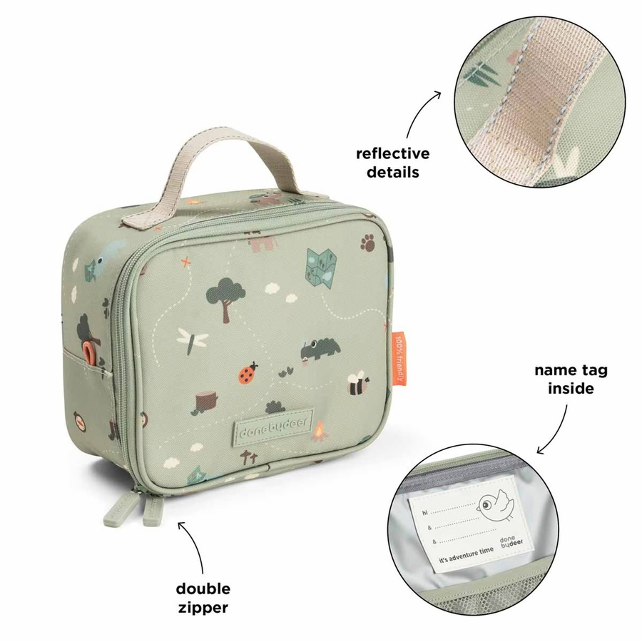 Done By Deer Thermotasche Tiny Trail in Green mit 2,8 l Volumen - Bild 2