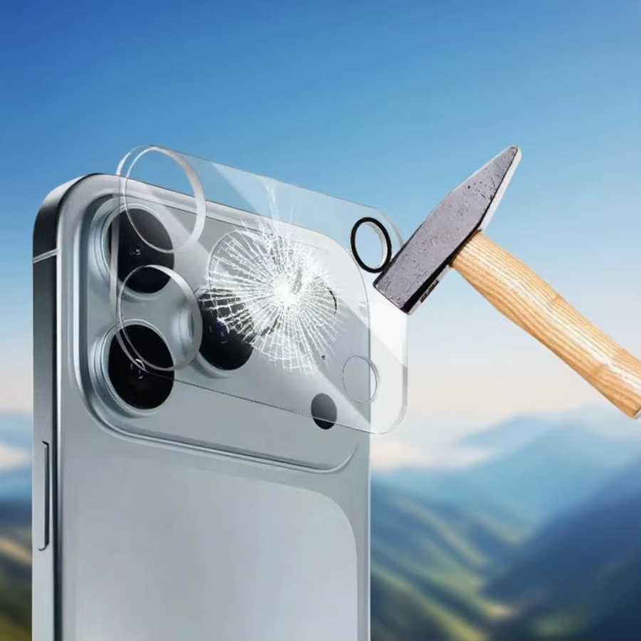 3er-Set Panbon HD Kamera-Objektivglas für iPhone 17 Pro Max, 17 Air und 17 Pro, transparente Objektivschutzabdeckung - Bild 2