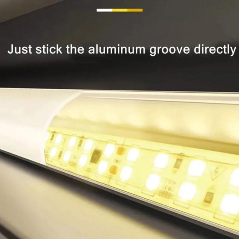 OuuZuu LED-Streifen Doppelreihe 8m IP68 Wasserdicht SMD 2835 240 LEDs/m CCT Farbtemperatur anpassbar Weiß Breite: 12 mm - Bild 9