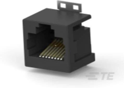 TE Connectivity Standard Modular Jack Schwarz 1-338088-6 - Bild 1