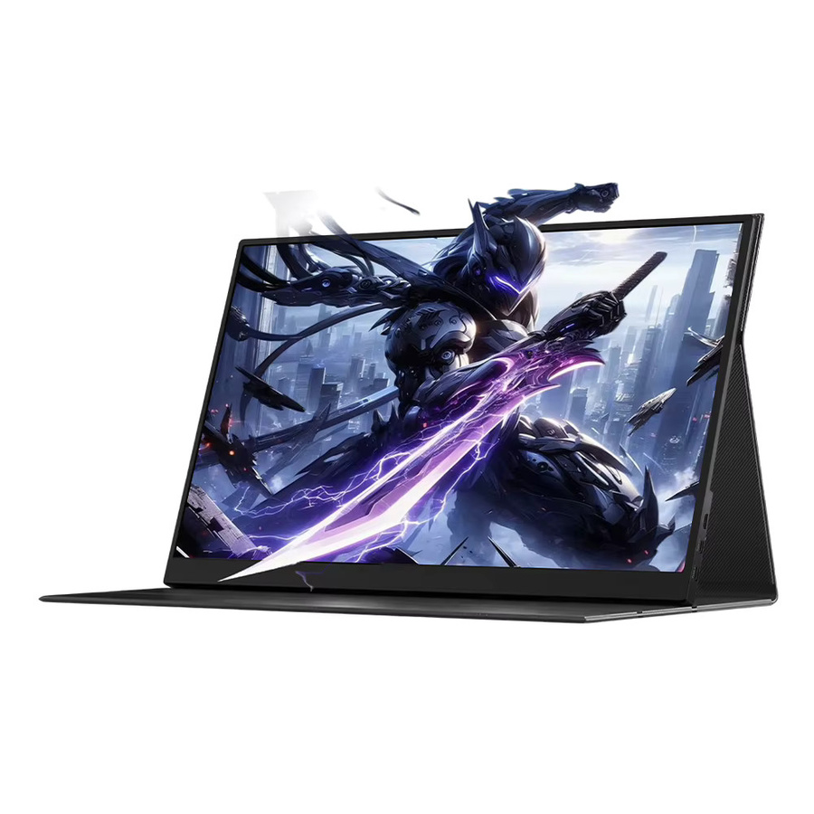 SOYO Tragbarer Monitor 18,5 Zoll Externer Bildschirm in Schwarz für Laptop, Gaming und Büro, Modell SY18FN100 - Bild 2