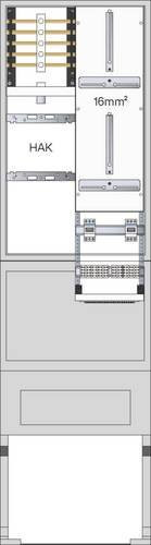 Hager Zähleranschlusssäule ZAS205BD25T in Grau - Bild 1