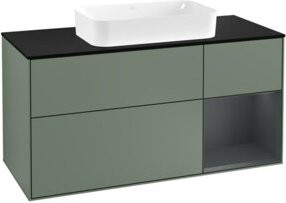 V&B Waschtischunterschrank Finion in Lackoptik, Breite: 120 cm, Tiefe: 50,1 cm, Höhe: 50,1 cm - Bild 1
