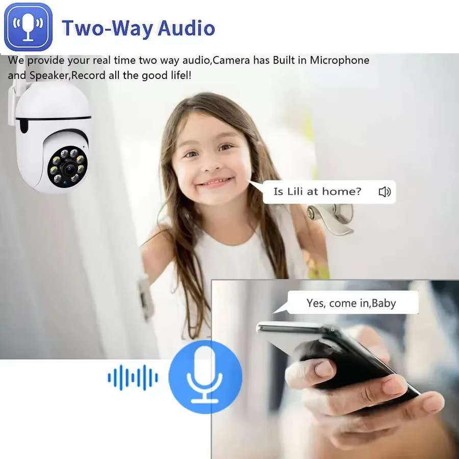 Tuya Smart Leben Indoor Kamera mit 5MP Auflösung, White, WLAN Mini Sicherheitssensor mit Zwei-Wege-Audio und AI Motion Detection - Bild 2