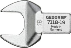 Gedore Einsteckmaulschlüssel SE 16 mm in Silber aus Chrom-Vanadium-Stahl - Bild 1