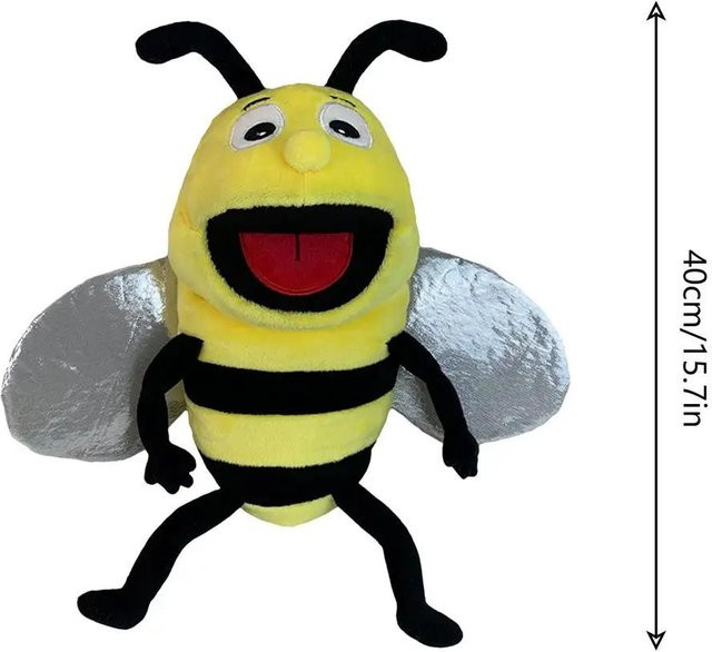 Kidsly Handpuppen Insekten Tier Raupe Marienkäfer, Plüsch, ab 14 Jahren - Bild 1