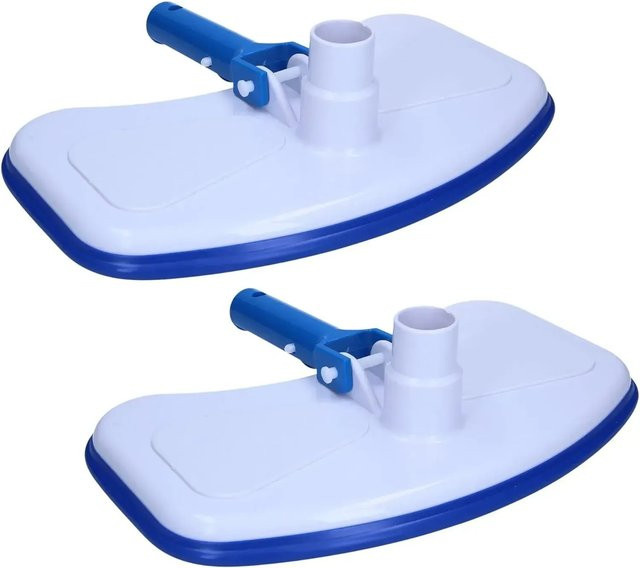 Amapool Basics Pool Bodensauger mit Bürste in Blau-Weiß für Aboveground- und Inground-Pools - Bild 1