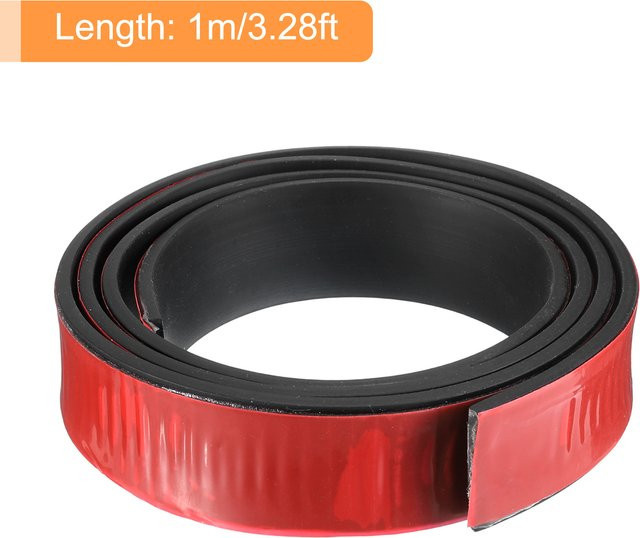 Uxcell Selbstklebende Neopren-Gummistreifen in Schwarz für DIY-Dichtungen und Bastelarbeiten - Bild 1