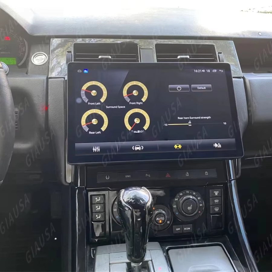YANFU Android Multimedia Stereo Auto Radio mit GPS Navigation für Land Rover Range Rover Sport L320 2005-2009 in Schwarz - Bild 3
