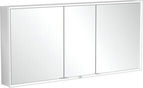 Villeroy & Boch Einbau-Spiegelschrank MY VIEW NOW in Weiß mit LED-Beleuchtung, 3 Türen und Vergrößerungsspiegel, B/H/T: 160 x 75 x 16,8 cm - Bild 1