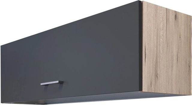 Flex-Well Exclusiv Küchen-Oberschrank Morean in Basaltgrau Matt, B/H/T: 100 x 32 x 32 cm - Bild 1