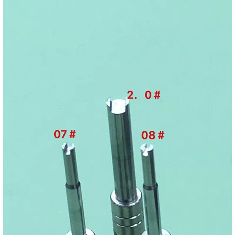 KWONG YUEN Uhrwerk-Schraubendreher, Edelstahl, Silber, Unisex - Bild 1