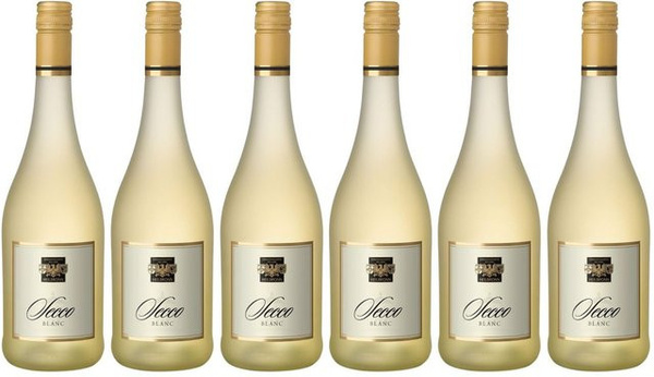 Württembergische WZG Heilbronner Secco Weißer Perlwein Riesling 6 x 0,75 l