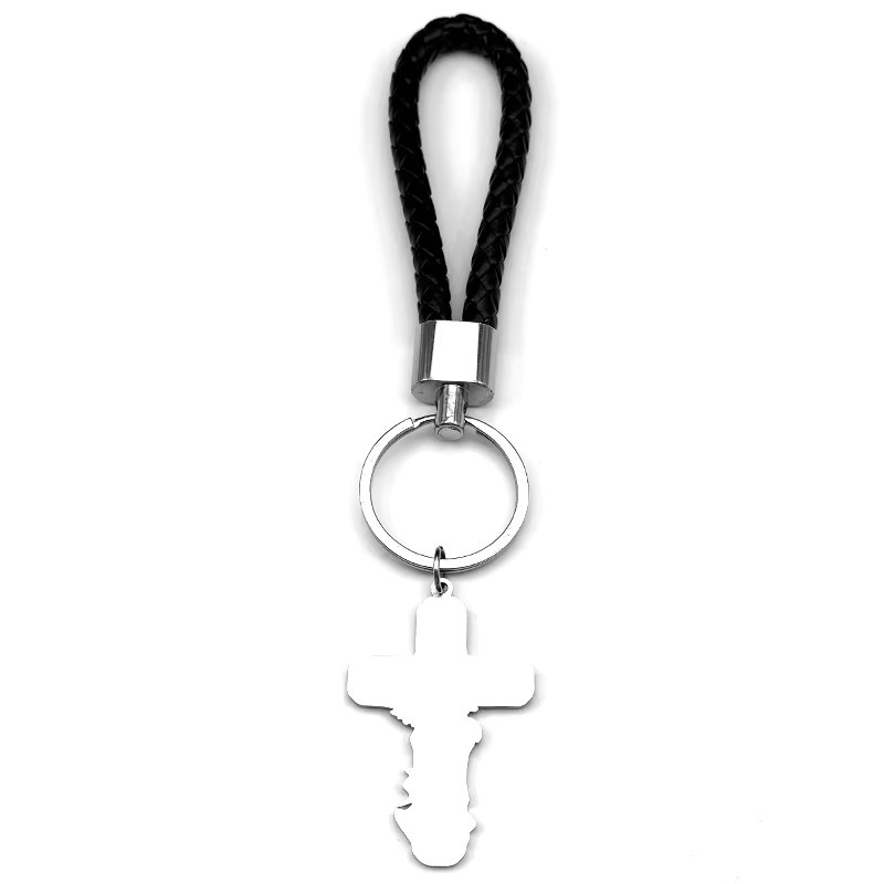 AFAWA Schlüsselanhänger St. Michael Cross, Edelstahl, Unisex - Bild 2