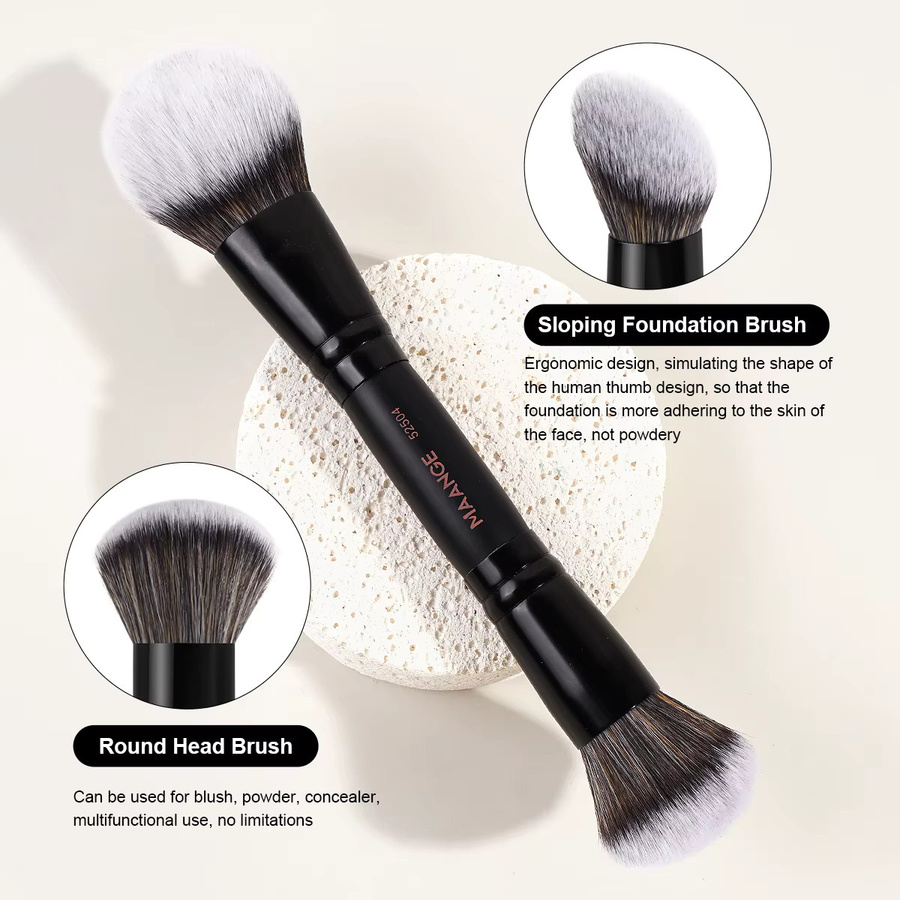 MAANGE Foundation-Make-up-Pinsel, Kabuki-Mineralpuderpinsel, Unisex - Bild 3