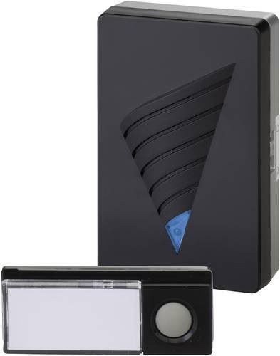 Heidemann Funkklingel Komplett-Set 70820 HX Ice in Blau und Schwarz zur Wandmontage - Bild 1