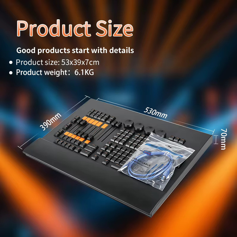 MA Command Wing/ Fader Wing DMX 512 Bühnenlicht-Controller in Schwarz für LED Par-Scheinwerfer, Moving Heads und Spotlights - Bild 3
