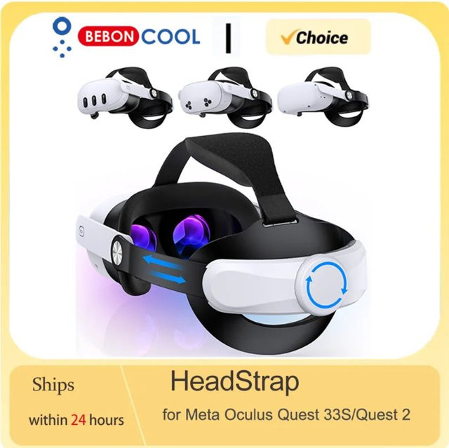 BEBONCOOL MQ5000 Elite Strap Kopfband für Meta Quest 3S, Meta Quest 3 und Meta Quest 2 VR Zubehör - Bild 1