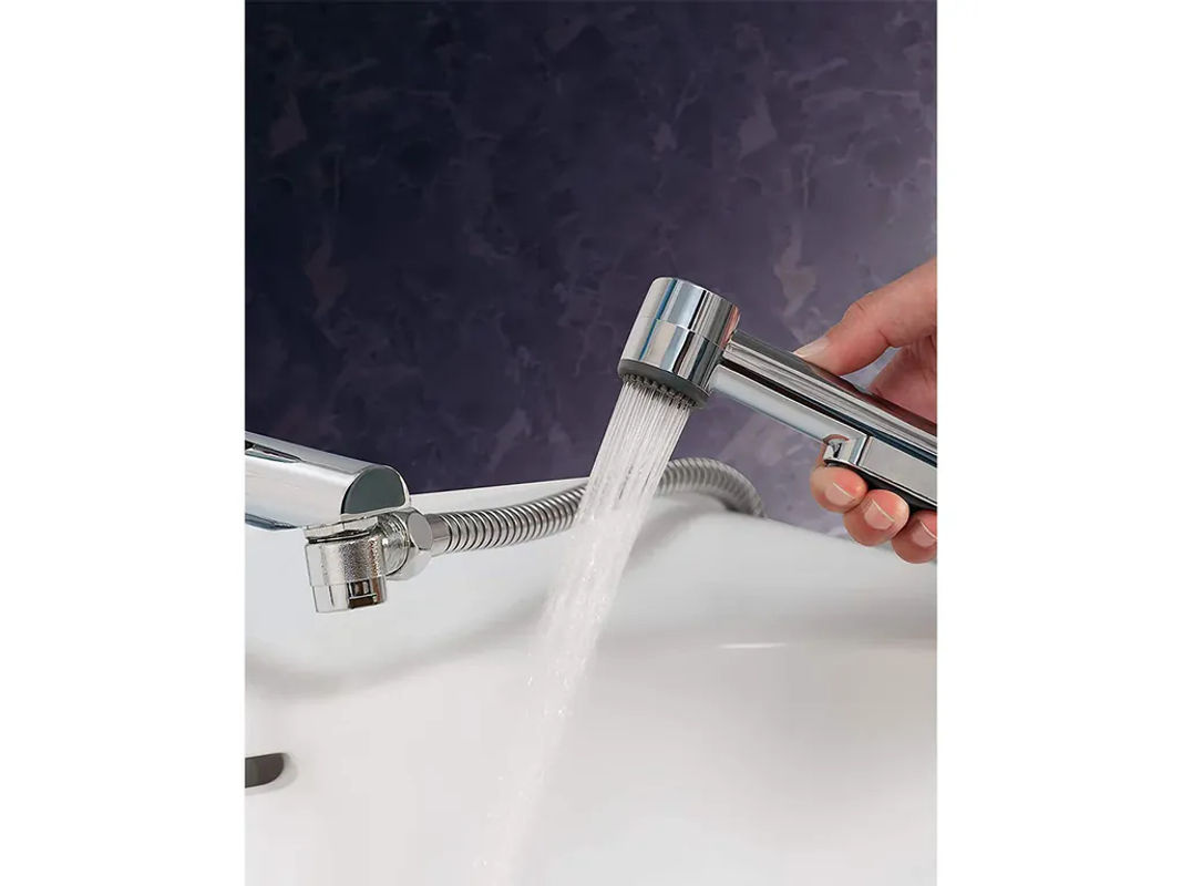 EISL Waschbeckenbrause Handbrause mit Schlauch in Chrom und Silber mit Anti-Limescale-Funktion - Bild 3