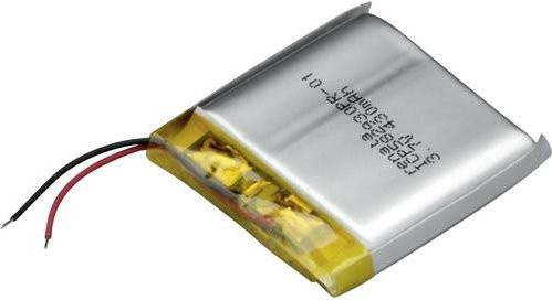 Renata Spezial-Akku LiPo Prismatisch 3,7V 450 mAh Silber ICP582930PR-01 - Bild 1