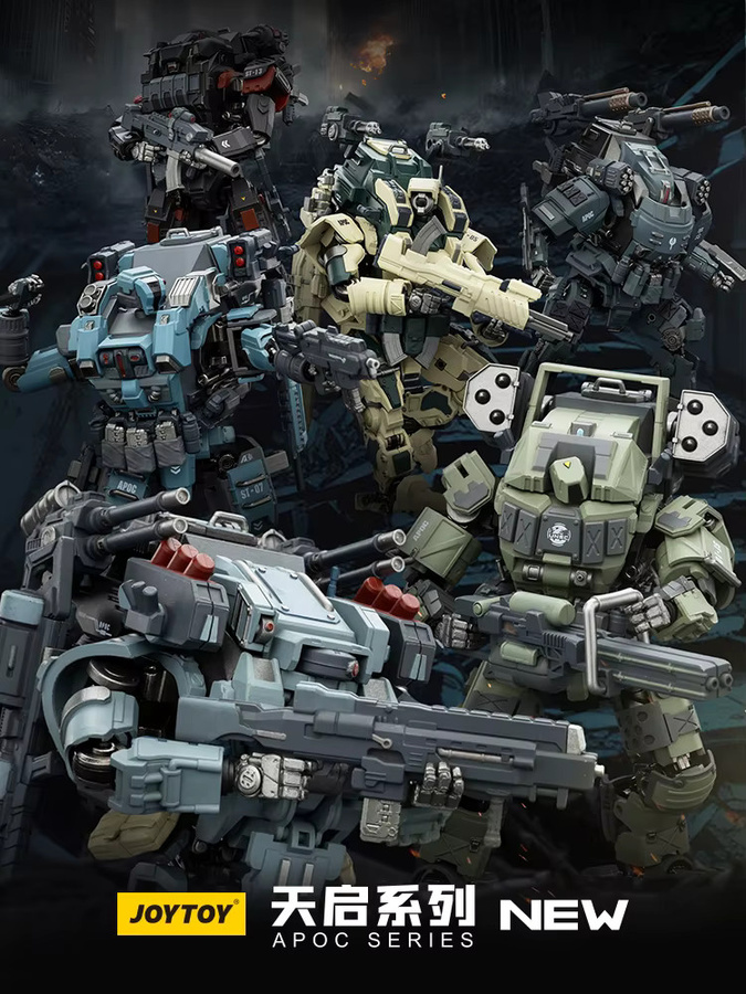 JOYTOY Dark Source APOC Serie Annihilator Falcon Iron Assault Bedrock Sentence Storm Dauntless Mech, Actionfiguren, Einzelfigur - Bild 2