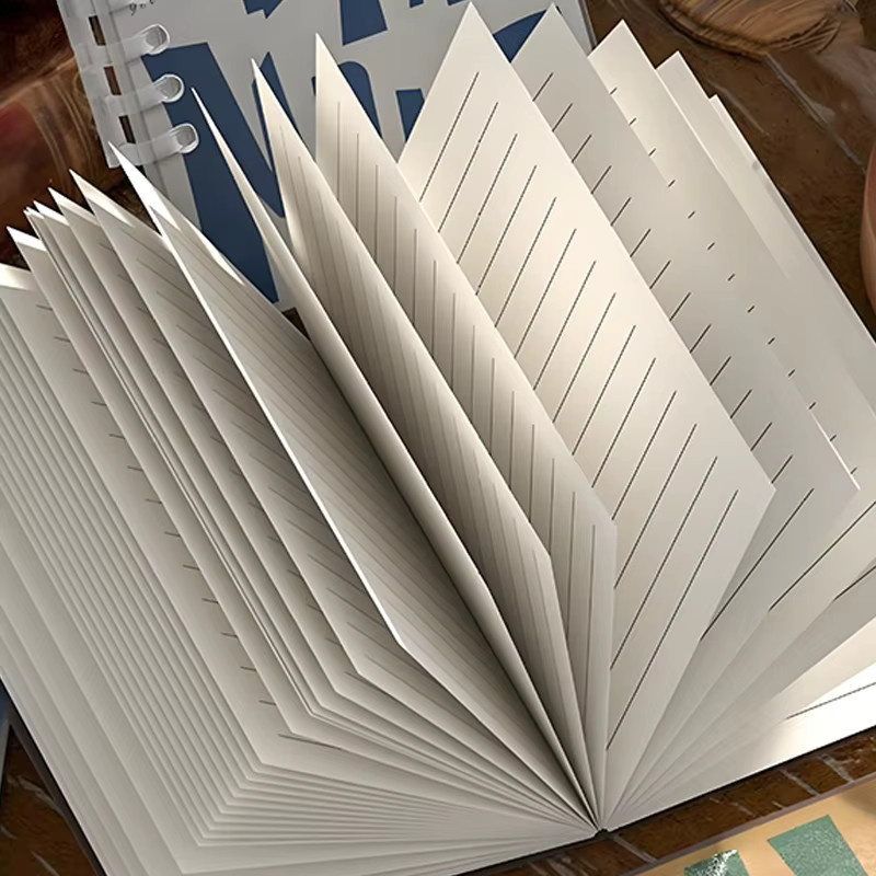 CHENJ A7 Loseblatt-Notizbuch mit 80 linierten Blättern im amerikanischen Stil - Bild 5