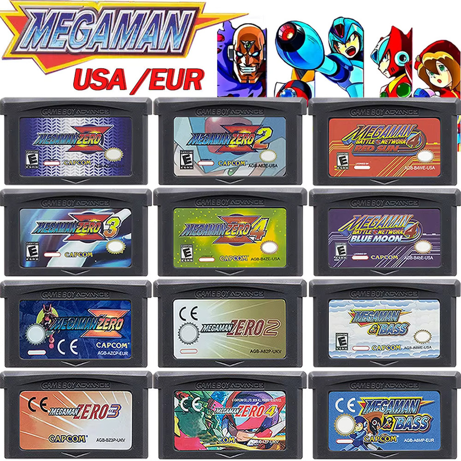 Mega MaN GBA Videospiel-Modul Bandai Action Adventure Cartridge Red Sun Blue Moon für 32-Bit-Konsolen - Bild 2